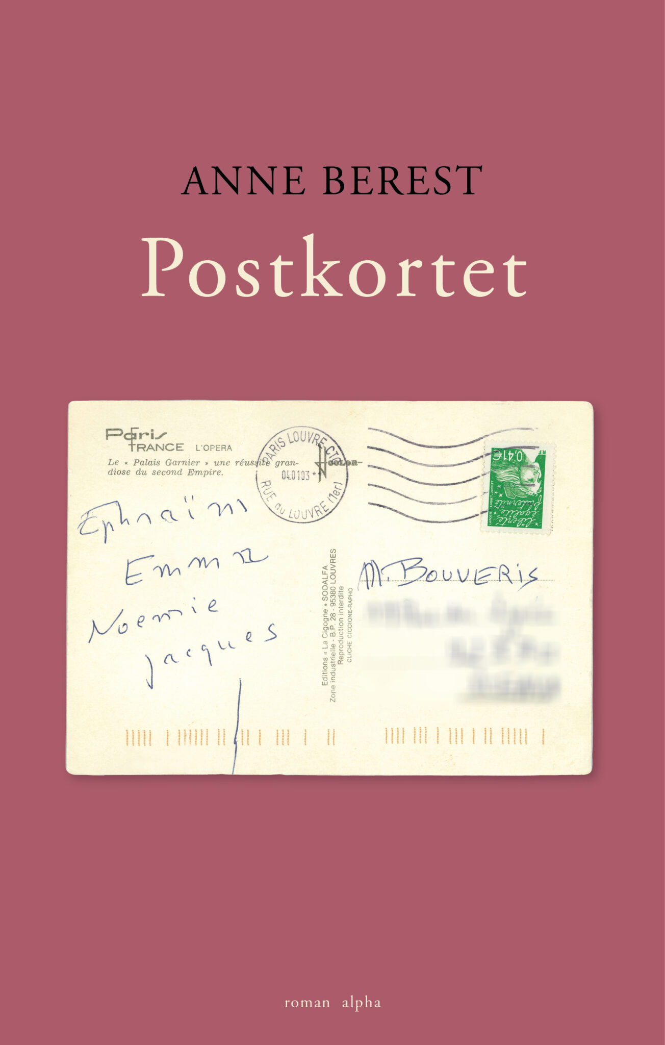 Postkortet af Anne Berest